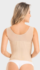 FAJAS MYD C-4055 | TUMMY CONTROL SHAPEWEAR VEST GIRDLE | DAILY USE OPEN BUST SHAPER | POWERNET