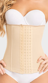 FAJAS MYD C-4057 | FAJA COLOMBIANA WAIST CINCHER VEST FOR WOMEN | STRAPLESS SHAPEWEAR | POWERNET