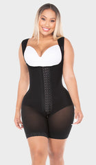 Fajas MYD F00489 | Fajas Colombianas Post Surgery Mid Thigh Shapewear Bodysuit for Guitar and Hourglass Body Types