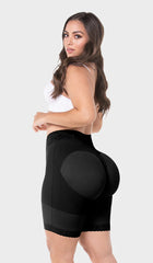 FAJAS MYD 0428 HOURGLASS BBL TUMMY CONTROL HIGH WAISTED POST SURGERY SHAPEWEAR SHORTS / POWERNET