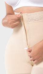 FAJAS MYD SXA00728 HOURGLASS POST SURGERY BBL EXTRA HIGH WAIST SHAPEWEAR T SHORTS FOR TUMMY CONTROL / POWERNET