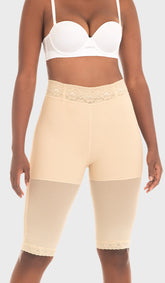 FAJAS MYD 0323 HIGH WAIST COMPRESSION SHORTS FOR WOMEN / POWERNET