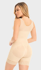 MYD F0029 - MID-THIGH FAJA WITH BRA