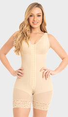 MYD F0029 - MID-THIGH FAJA WITH BRA