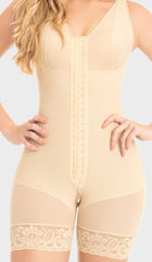 MYD F0029 - MID-THIGH FAJA WITH BRA