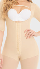 MYD F0074 KNEE-LENGTH FAJA WITH SLEEVES