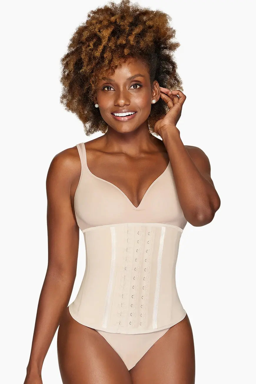 Curveez 8016/2026 Short Latex Waist Trainer – Miss Curvas Curveez 8016/2026 Short Latex Waist Trainer – Miss Curvas