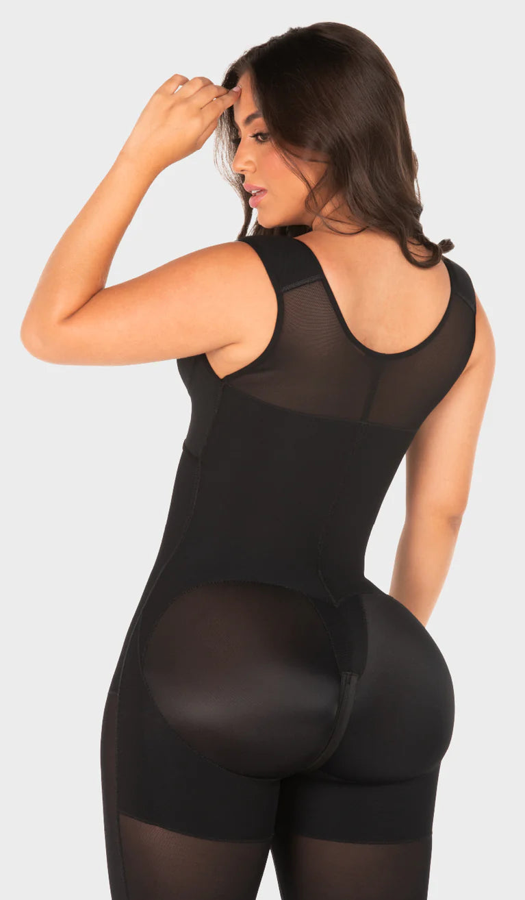 F00470 - HOURGLASS TYPE KNEE-LENGTH FAJA WITH BRA