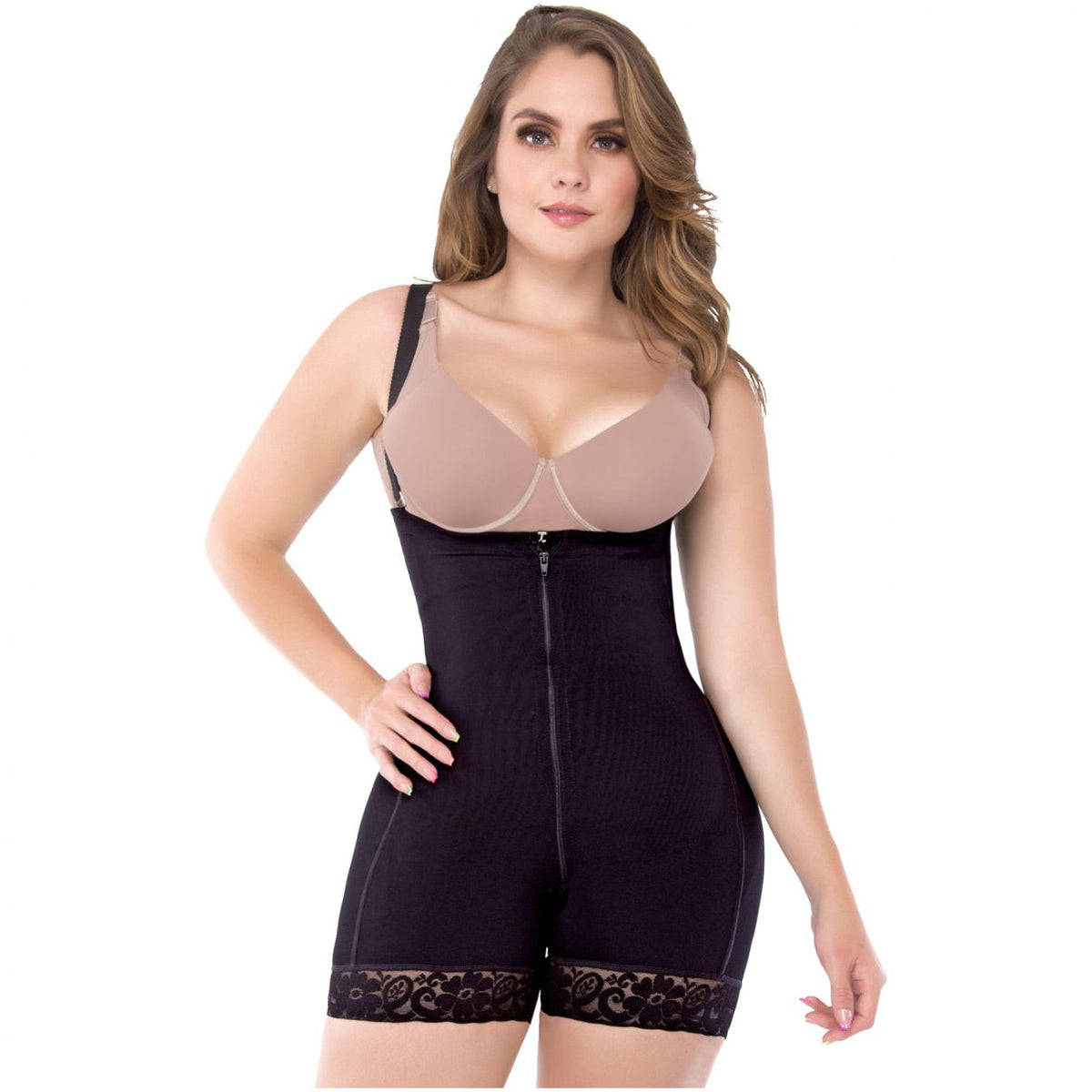 Uplady 6186 | Butt Lifting Shapewear Bodysuit with Wide Hips