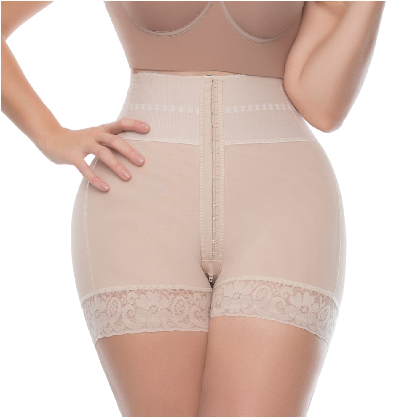 UpLady 6198  Butt Lifter Tummy Control High Waisted Mid Thigh